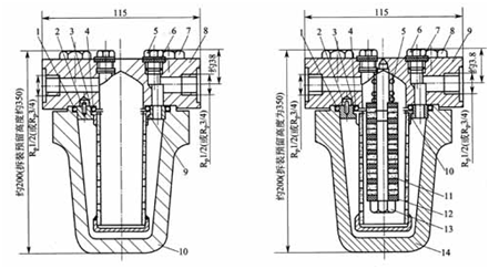 大东海泵业化工泵机械密封过滤器结构图