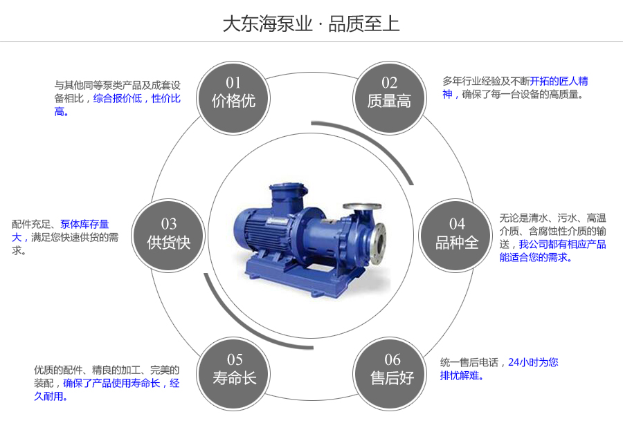 大东海泵业化工磁力泵质量保证图
