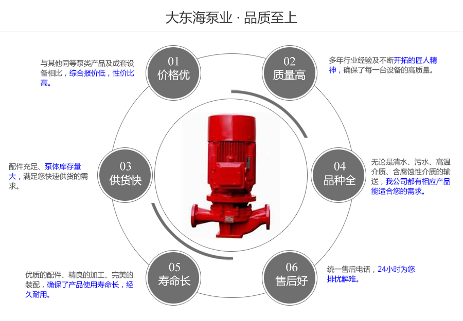 大东海泵业消防稳压泵质量保证图