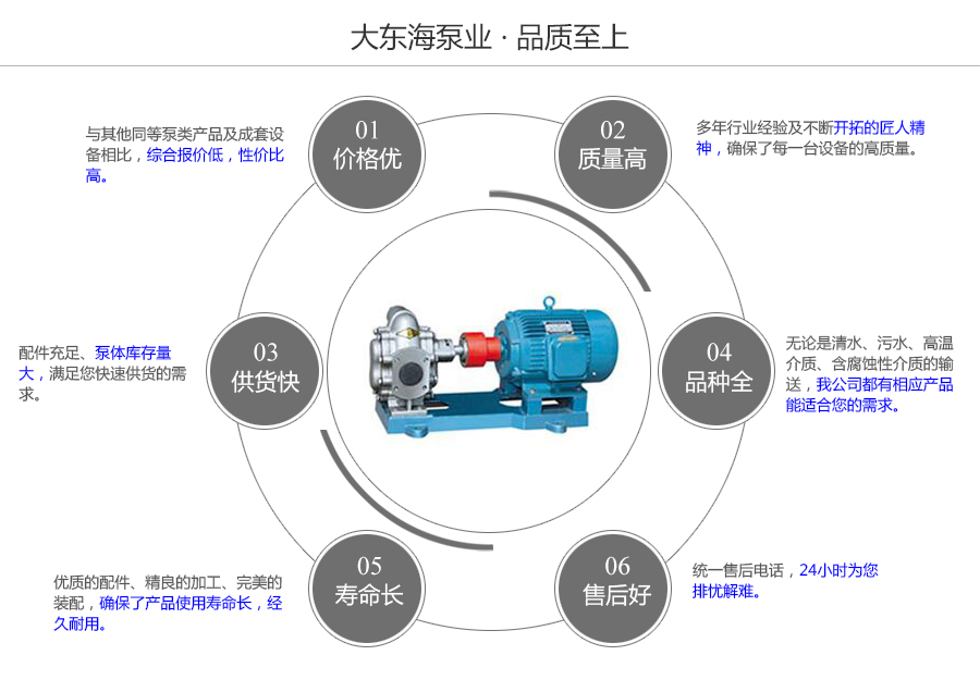 大东海泵业KCBP型不锈钢齿轮泵质量保证图