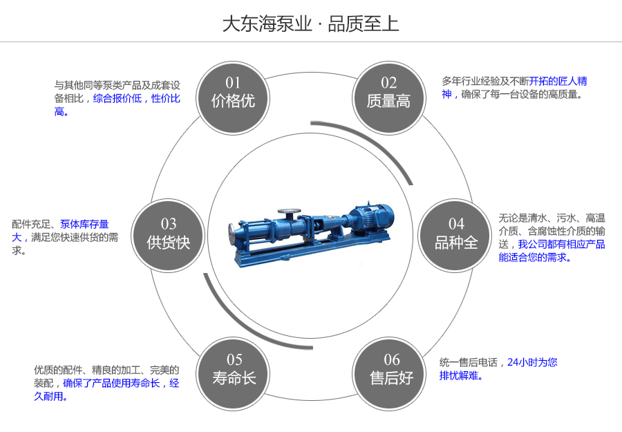 大东海泵业G型单螺杆泵质量保证图